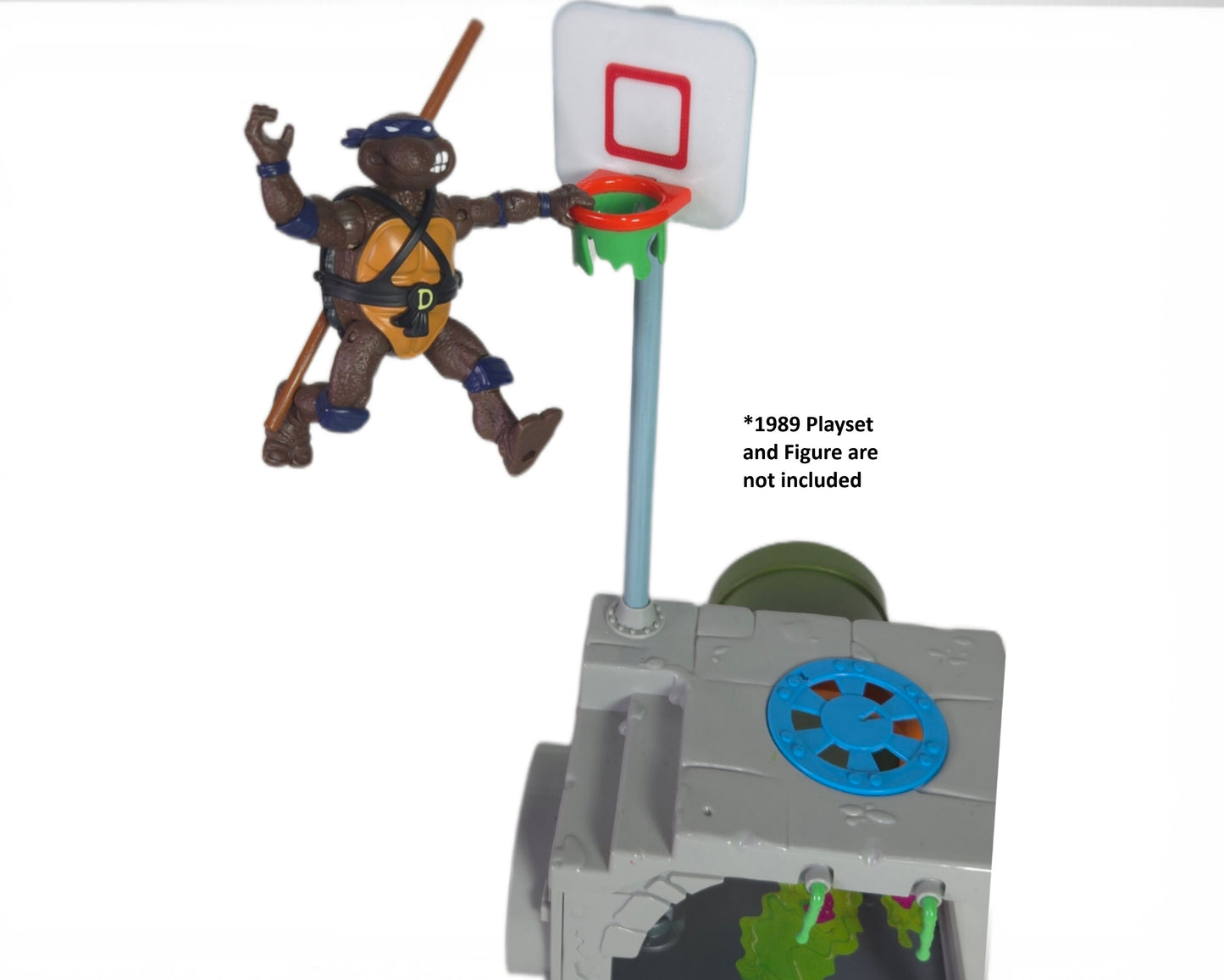 Basket Ball Hoop for Sewer Lair Playset