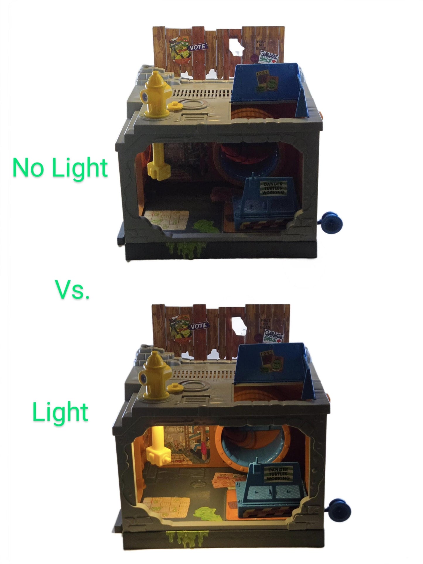 LED Light Bars for Sewer Lair & Expansion Dioramas