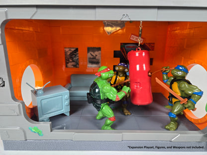 Sewer Lair Furniture Accessory Kit – Couch, TV Stand, and Punching Bag