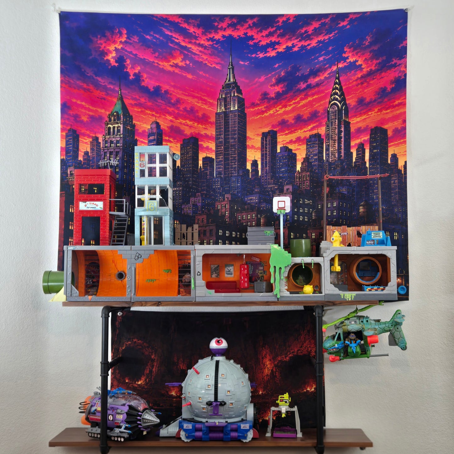 City Skyline Wall Tapestry